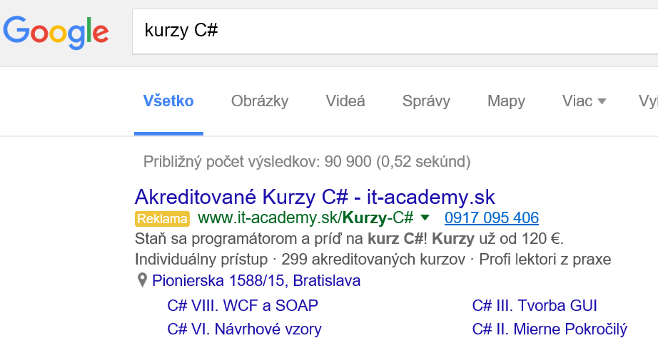 Akreditované IT kurzy C#